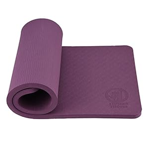 Yoga Knee Pad, 10mm Thick Large Fitness Exercise Elbow Pad Cushion 23.6×9.8×0.4inch