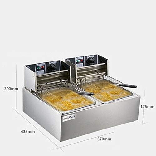 Electric Fryer Restaurant Equipment Kitchen Equipment Pressure Fryer Machine Tornado Potato Fryer air Fryer,Doubleslot