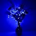 10 Pack Fairy Lights Battery Operated String Lights with 30 Micro LEDs on 10feet/3m Silver Copper Wire Starry String Light for DIY Party Christmas Costume Wedding Easter Table Decorations (Blue)