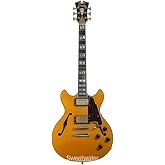 D'Angelico Excel Mini DC Electric Guitar - Amber