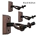 3 Pack Guitar Wall Mount, Neboic Hard Wood Guitar Wall Hanger, Black Walnut Guitar Hook, Guitar Accessories for Acoustic Electric Bass Ukulele Guitar Holder, Stand