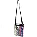 Womens Chevron 9 inch Crossbody Swingpack Bag (Boho w/Black Trim)