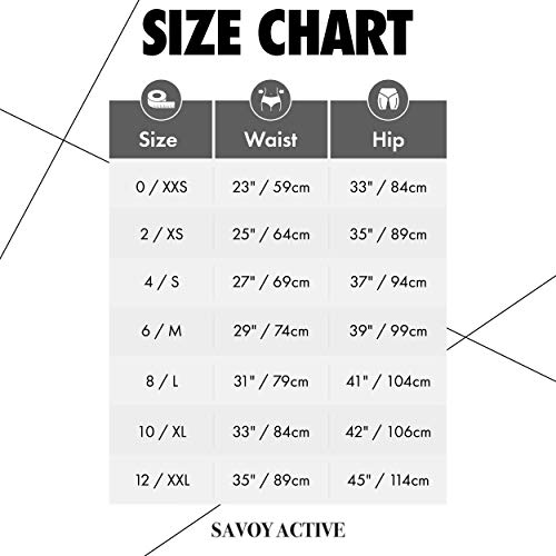Savoy Active Women's Mesh Seamless High-Compression Leggings with Ribbing Detail (Black)
