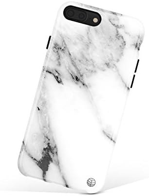 iPhone 8 Plus/iPhone 7 Plus case Marble, Akna Collection Flexible Silicon Cover for Both iPhone 7 Plus & 8 Plus [Himalaya Marble](836-U.S)