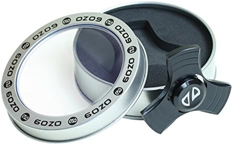 OZO9 Best Hand Aluminum FIDGET Spinner Prime - Focus Toy for Relieving Stress, ADHD, Anxiety, EDC Tri-Spinner Help Calming For Kids and Adults - 3 mins Spin Time (Pack 1 BLACK Tri Spinner + 2 Ebooks)