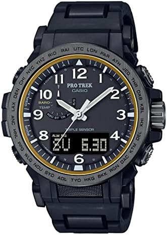 Amazon.com: Casio Serie PRW6600Y | Pro Trek | 100M WR | Brújula