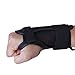 Foxnovo Kids Ski Protective Glove Sport Wrist Guards Support Pads A Pair- Size S (Black)