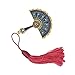 Feng Shui 2019 The Programming Peacock Mirror Fan to Protect Against Bad Luck & Harmful Energies W Red String Bracelet W3653