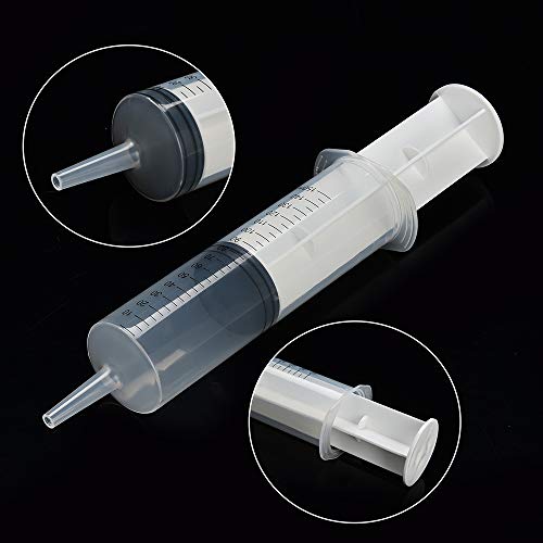 3 Pack 150ml Syringes, Large Plastic Garden Syringe for Scientific Labs, Measuring, Watering