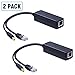 2-Pack Active PoE Power Over ethernet Splitter Adapter 48V to 12V, IEEE 802.3af Compliant 10/100Mbps PoE Splitter with 12V Output for Surveillance Camera, ipolex primary