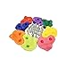 HAPPY PIE PLAY&ADVENTURE Kids Wall Rock Climbing Holds with Hardware Screw for Children Outdoor Playground 8 Pack