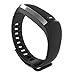 iSTYLE M2 Smart Band Bluetooth Wristband Blood Pressure/Blood Oxygen/ Sleep monitor /Heart Rate Monitor/Pedometer Fitness Tracker For IOS Android Smart Phone (Black)
