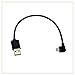 Chromecast USB Power Cable (Does NOT Include Chromecast Device) - Short Power Cable Designed to Power Your Google Chromecast HDMI Streaming Media Player from Your TV USB Port (2 Pack)