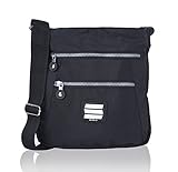 Suvelle Lightweight Go-Anywhere Travel Everyday Crossbody Bag Multi Pocket Shoulder Handbag 20103