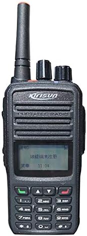 LDJC Walkie Talkie, Portable Walkie-Talkie Waterproof High Power DC 3.7V Rated Handheld Walkie Talkie Card Plug in USB Function