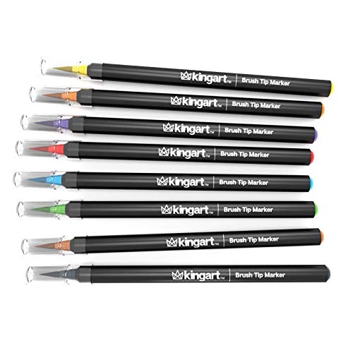 kingart brush pens 24