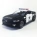 KiNSMART 2015 Ford Mustang Gt Black & White State Police Squad Car 1/36 Scale Diecast Interceptor
