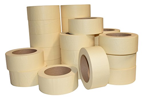 JAK Industrial Masking Tape for General Purpose / Painting - CASE of 24 - 2" x 60 yards per roll. (48mm x 55m) - Thumbnail 3