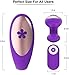 Couples Vibrator with Dual Motors 10 Powerful Vibration Modes for G Spot Clitoral Stimulation, PALOQUETH Wireless Personal Vibrator Clitoris Massager Sex Toy Rechargeable Waterproofthumb 4