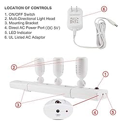 HONWELL Track Lighting LED Spotlights with 3