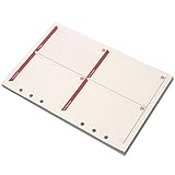 MoMaek 45 Sheets Universal Colored A5 A6 Size 6-Hole Refills Inserts Filler Paper Pages For Notebook Planner Journal Dairy Day Planner(A5 Size,Weekly Plan)