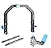 Neewer 15mm C-Shape Support Mount Bracket+Top Rubber Handle Grip for DSLR Camera/DV Support System Shoulder Rig,Can Mount LED Light Microphone,for Photography,Videography,Movie Film Making