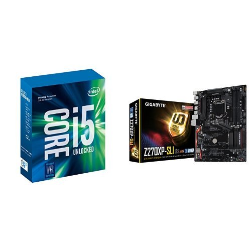 Intel BX80677I57600K 7th Gen Core Desktop Processors & GIGABYTE GA-Z270XP-SLI LGA1151 Intel 2-Way ATX DDR4 Motherboard bundle