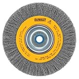 DEWALT DW4906 8-Inch Crimped Bench Wire Wheel, 5/8 Arbor, Medium Face, .014-Inch Wire (Tools & Home Improvement)