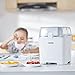 Aicok Ice Cream Maker, 1.5L Ice Cream Machine, Frozen Yogurt and Sorbet Machine with Timer Function and Recipe Book, White