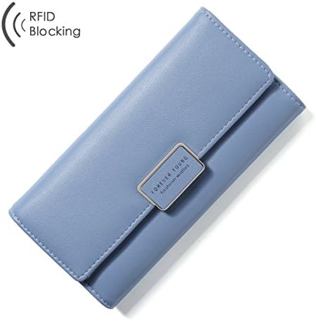 Aoliner Women RFID Blocking Multi Card Organizer Wallet for women Purse