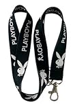 Playboy (Black/White) Lanyard Keychain Holder