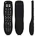 kwmobile Silicone Case Compatible with Harmony 350 - Anti Slip Protective Cover for TV Remote Control - Black