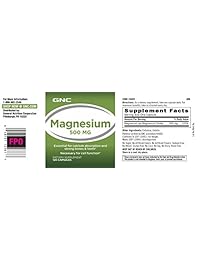 GNC Magnesio 0.017 onzas