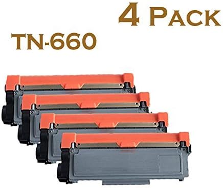 Apptoner TN660 TN630 Compatible Toner Cartridge Replacement For Brother TN-660 TN660 TN 660 For Brother HL-L2340DW HL-L2300D HL-L2360DW DCP-L2540DW DCP-L2520DW MFC-L2700DW MFC-L2740DW (4 PK Black)