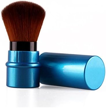 Clearance,Oliviavan Women Makeup Brushes Powder Concealer Blush Contour Brush Wooden Plastic Brush Set (Blue)