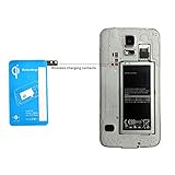 docooler® Certificated Ultra-thin Qi Wireless Charging Receiver Inductive Coil for Samsung Galaxy S5 i9600 blue