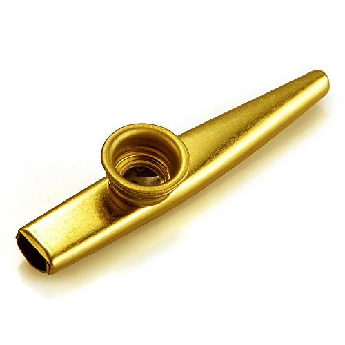 LovesTown Kazoos Musical Instruments,6 PCS Metal Kazoos Flute for Kids