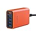 Lumsing Quick Charge 2.0 40W Multi-Port USB Desktop Charging Station Dock for SmartPhones Orange
