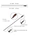 PANDARUS Archery 31-Inch Carbon Hunting Arrows, 4-Inch Turkey Feather Fletching with Replaceable Points, Targeting Practice Arrows Spine 500 for Recurve & Traditional Bows
