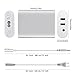 Suitable for MacBook Pro Charger, WEGWANG Power Adapter Replacement for Apple MacBook Pro 11/13/15/17 inch, with No Spark and No Overcharging Technology Design with 2 USB Port(85W MagSafe 1 L-tip)