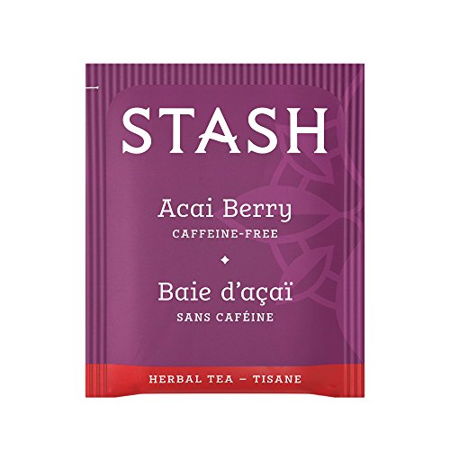 image for Stash Tea Acai Berry Herbal Tea 18 Count Tea Bags in Foil (Pack of 6) 