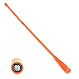 NAGOYA NA-771N SMA Female Dual Band UHF/VHF Whip Two Way Radio Replacement Antenna Orange for Baofeng UV-82 BF-888s Kenwood TK-360 TK-370 Pofung Wouxun Walkie Talkie
