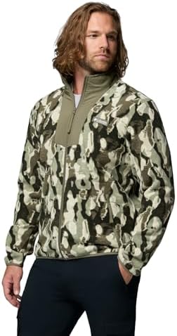 Sequoia Grove Printed Full Zip, Strato esterno in pile, Materiale ecocompatibile, Tasche di sicurezza, Tessitura flessibile - da uomo