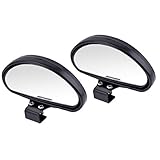 DC 2pcs Universal Car Blind Spot Wide Angle Rear Side View Mirror Vehicle Suv Truck Motorcycle