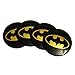 INCART Car Wheel Hub Centre Cover Stickers Original Car Tire Pack Mark Sticker Paster Fashion Style Cool Batman Black Φ5.6cm 4Pcs/set