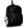 Kausbabi-Girls-Fashion-Backpack-Cute-Mini-Leather-Backpack-Purse-for-Women-KB-0032-BLACK