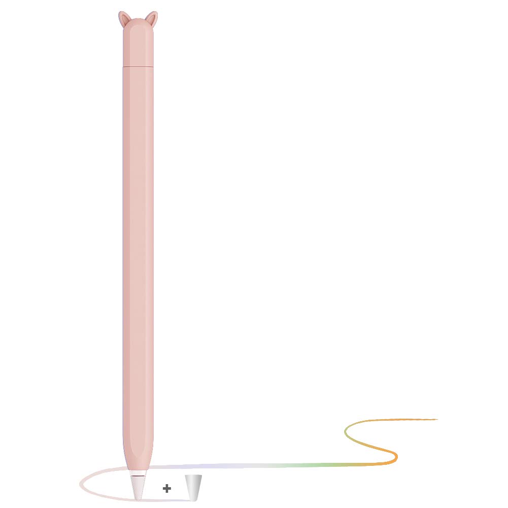 YINVA Cute Case for Apple Pencil Sleeve for Apple Pencil Cover for Apple Pencil 2nd Generation Grip Holder for Apple Pencil with Protective Nib Cover for Apple Pencil (pink)