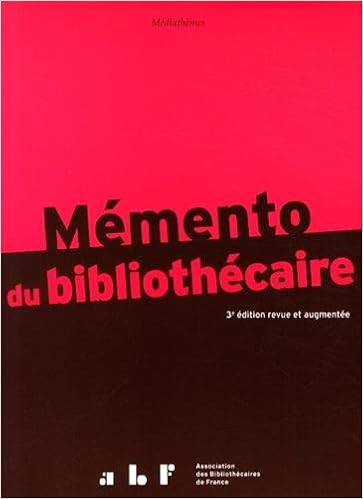 Memento Du Bibliothecaire Guide Pratique Pdf Telecharger Ventribaritormu