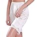 Ilusion Women's Short Slips 1037 - Slip Bloomers with Lace Trim - Beige, Size Medium