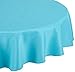 LinenTablecloth 90-Inch Round Polyester Tablecloth Turquoise